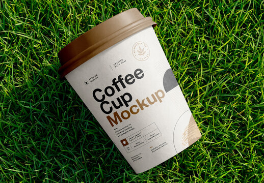 Paper Coffee Cup Mockup in Hand