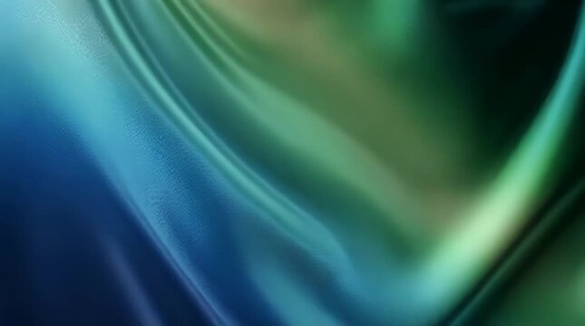 Blue liquid silk swirling in cinematic slow motion panning macro shot for luxury branding and cosmetic advertising