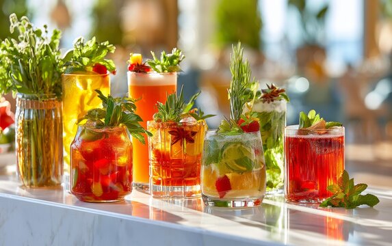 Refreshing Mocktail Drinks for Wellness and Bar Concept Ideas