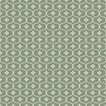abstract floral tile seamless pattern wallpaper
