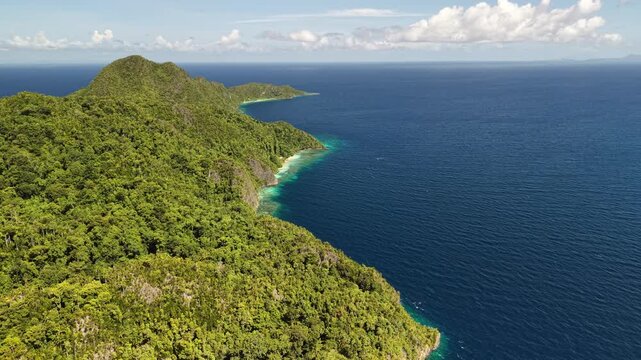 landscape, view, cloud, panorama, travel, summer, nature, sky, sea, raja ampat, papua, forest, green, bandaneira, mountain, grass, clouds, mountains, rural, tree, countryside, autumn, horizon, sun, su