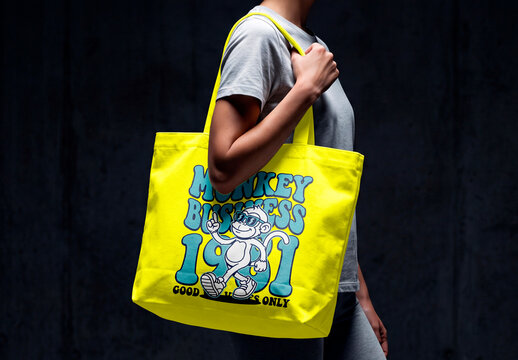 Canvas Tote Bag Mockup