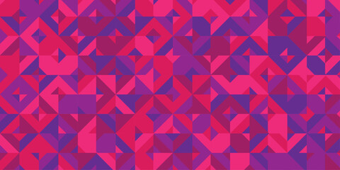 Fototapeta premium seamless mosaic Abstract colorful geometric triangle texture wallpaper. vector square element diamond origami polygon.