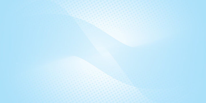 Abstract light blue and white background with dynamic curve lines and a soft halftone dot pattern. Clean modern geometric design ideal for tech corporate and medical backdrops