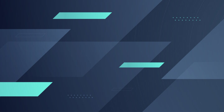 Abstract dark gray background with overlap blue arrow shapes pattern element concept design. Simple and modern banner.