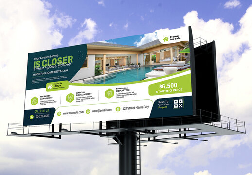 Billboard Design Template Layout