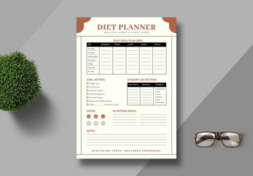 Planner Template Layout