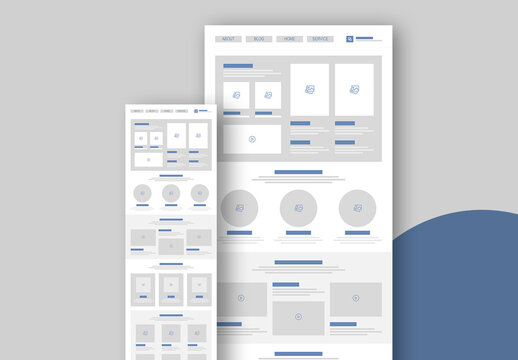 Wireframe Template Layout