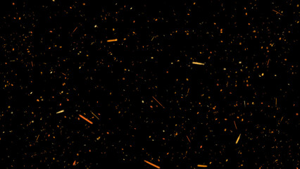 A stunning view of colorful meteorites and stardust in outer space © Ahmad Khan