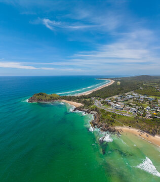 Aerial view of Cabarita Beach
