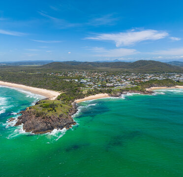 Aerial view of Cabarita Beach