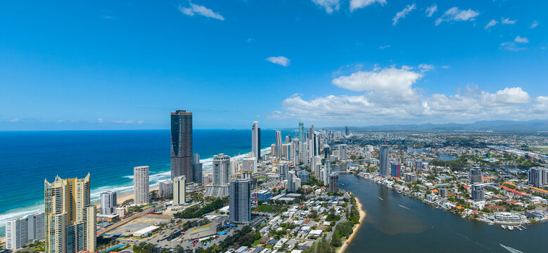 Aerial view of Surfers Paradise