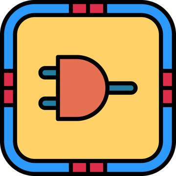 And Gate Ansi System Icon