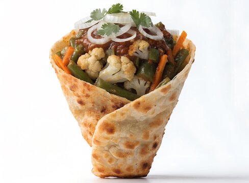 Veg Frankie Punjabi Style