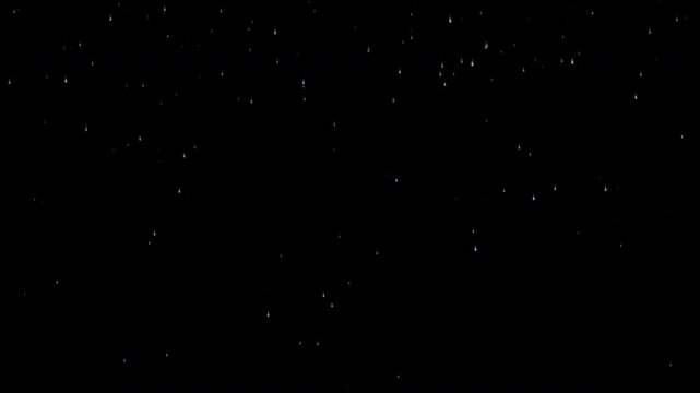 Realistic Rain Overlay Loop with Alpha Channel &ndash; Falling Rain Animation 