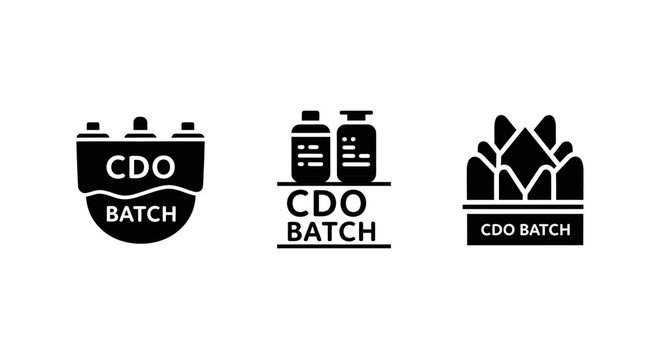 CDO Batch icon, finance investment concept, debt security trading, abstract symbol