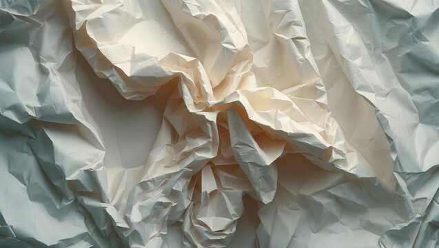 Paper background featuring crumpled paper and textured surface.