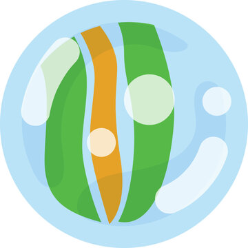 Marble Ball Element Vector