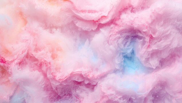Colorful abstract cotton candy texture background