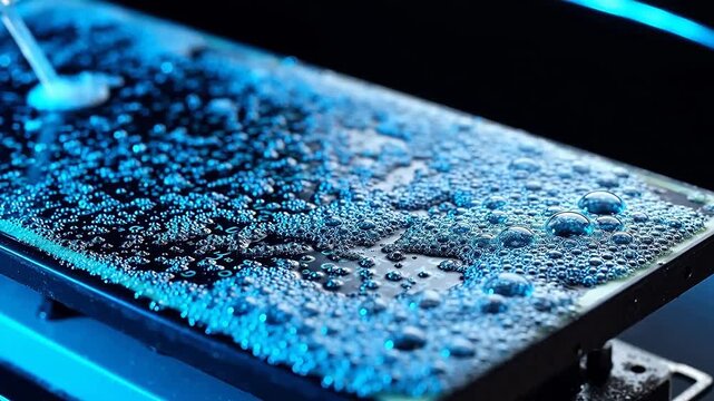 Nanobubble Electrochemical Generation on Electrode Surface