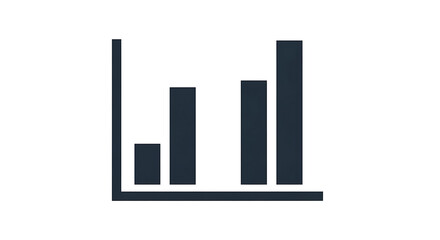 Obraz premium Business data analysis concept with bar chart graph