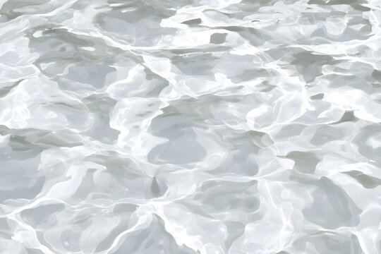 A background featuring natural, translucent white ripples with a subtle shadow and texture