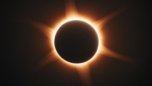 Partial Solar Eclipse showing visible sun and moon without corona, with sunspots observable. Photograph of solar eclipse using a Neutral density filter