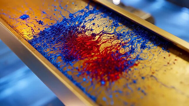 Nanogap electrode in aqueous solution showing dynamic ion transport