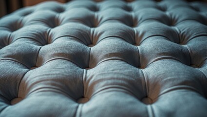 Obraz premium Upholstered furniture featuring quilted upholstery design.