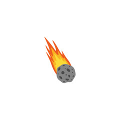 Asteroid icon logo flat vector design © tIce