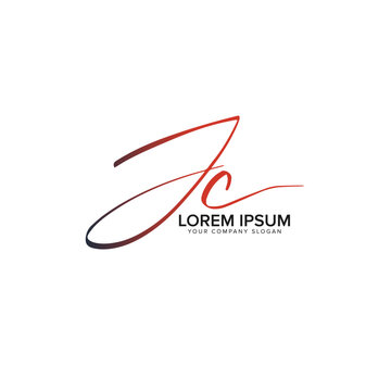 JC Logo Design, JC Initials Monogram, JC Handwritten Signature Logo, Elegant JC Letters, Luxury JC Monogram Vector, Custom Branding Identity, Premium Typography Design
