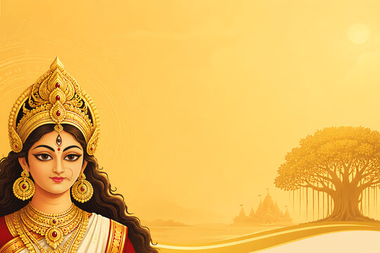 Durga Pooja Durga Puja Navratri Festival with Maa Durga Mahishasura Mardini Jagat Janani Devi