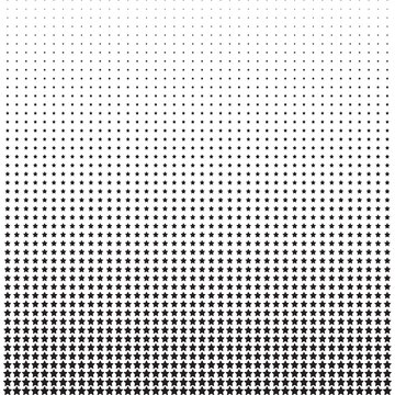 Abstract Dark Geometric Background: Minimalist Black Halftone Pattern with Seamless Star Gradient for Modern Technology, Futuristic UI Design, and Digital Texture Backdrop