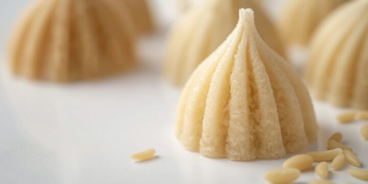 Traditional Middle Eastern sweet dessert on a white background