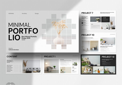 Minimal Portfolio Layout Presentation