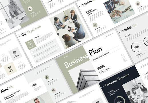 Business Plan Presentation Design Template