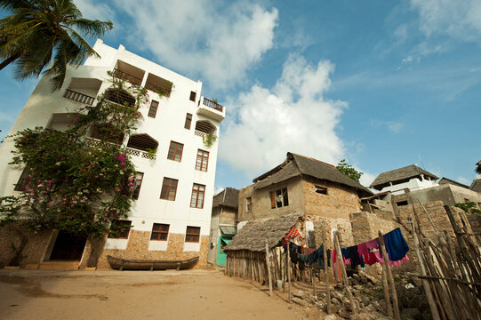 Kenya, Lamu archipelago, Lamu, Shela, traditional building