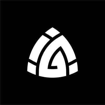 A futuristic AMG monogram shield featuring sleek lower cutouts. Perfect for advanced cybersecurity, premium automotive brands, and AI tech firms.
