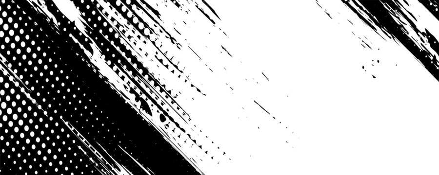 Wave halftone pattern. Halftone dots background. Vector