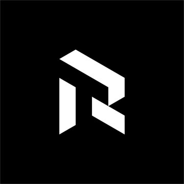 A futuristic, isometric RT/TR monogram creating a bold 3D structure. Perfect for tech infrastructure, architecture firms, and premium real estate.