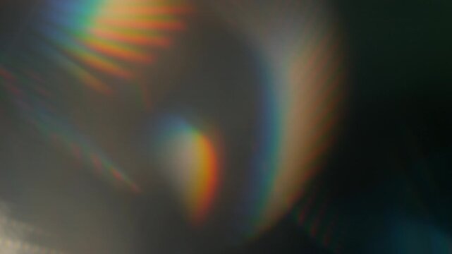 Real Shooted Cinematic Light Flare Overlay on Black Background in Slow Motion.
