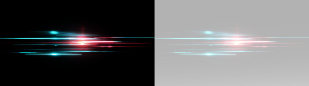  Abstract glowing neon light streaks laser speed trails futuristic cyber digital technology energy motion lines modern sci fi overlay

