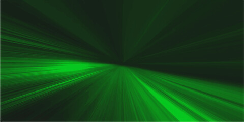Obraz premium Abstract green and black background with glowing digital laser lines, futuristic energy rays, and vibrant motion light patterns