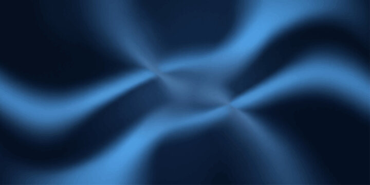 Abstract blue background with soft, blurred waves creating a sense of depth and motion. A smooth, ethereal flow suggests technology or digital art.