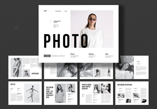 Photo Book Landscape Layout