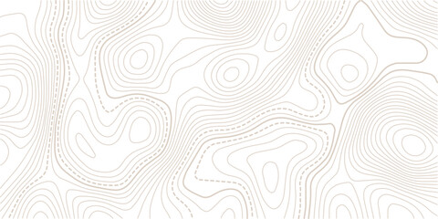  Topography and geography map grid.Abstract Contour Topographic Line Pattern in Black and White, Elevation map. Topographic background.Vector banner. © MDSOHEL