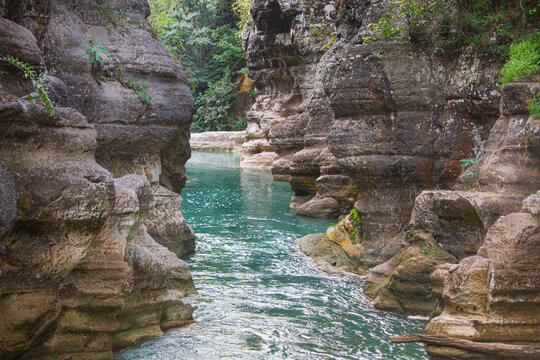 Amazingly, in East Sumba which has a long dry season and hard, rocky, coral-like soil&mdash;there are still waterfalls, cutting through the stone mountains and absolutely beautiful