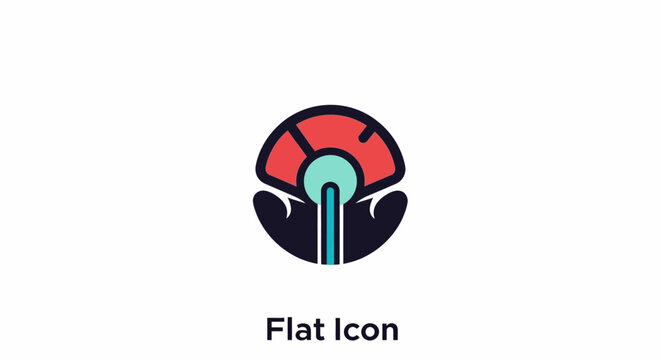 Flat Icon Design Illustration.