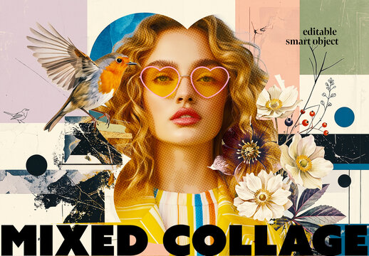 Mixed Collage Photo Effect
