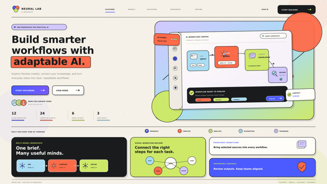 AI Workflow Automation Landing Page